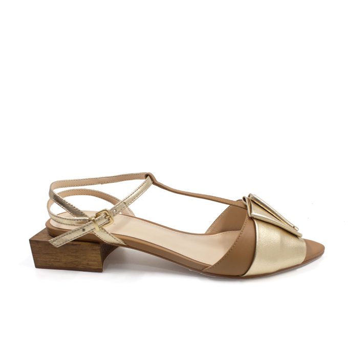 Sandalias Litia Champaña Flux