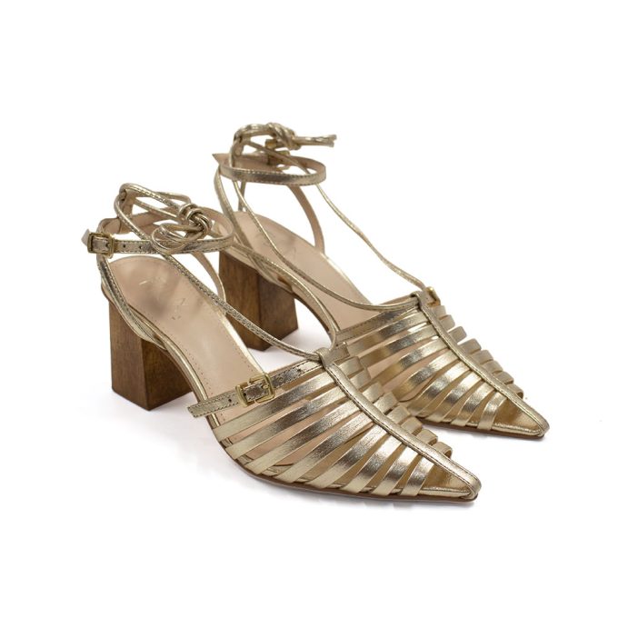 Sandalias Berilia Champaña Flux - Imagen 3