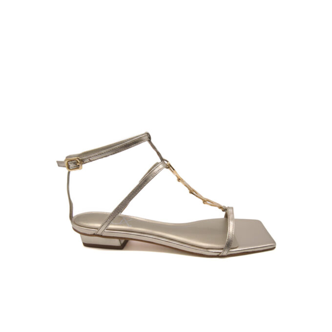 Sandalias Bomby Champaña Flux