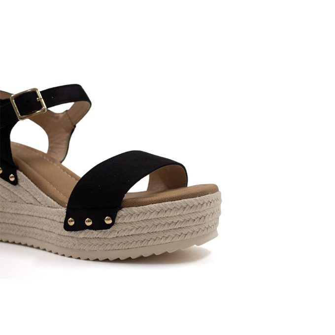 Sandalias Hibo Negro Via Uno Ego - Imagen 3