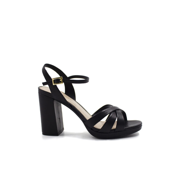 Sandalias Venesy Negro Luz Da Lua