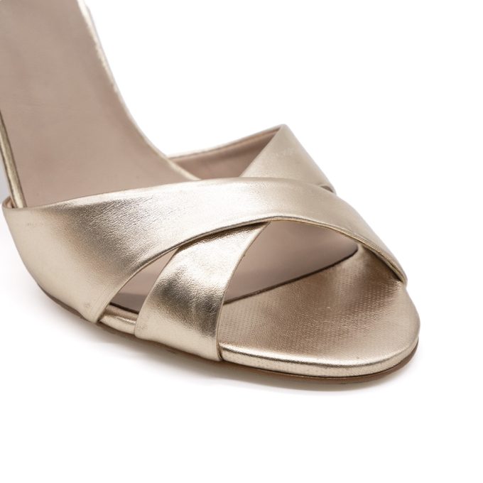 Sandalias Phillys Oro Luz Da Lua - Imagen 3