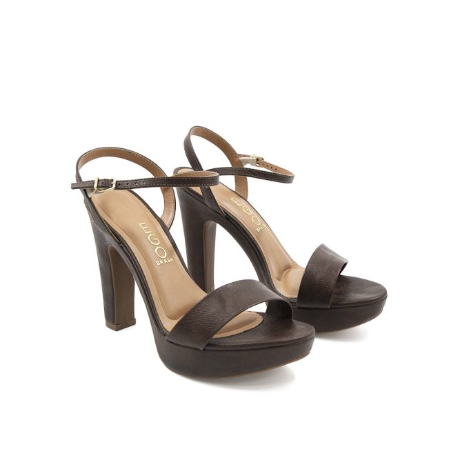 Sandalias Nissa Chocolate Ego Brasil - Imagen 4