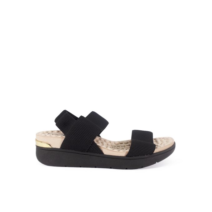 Sandalias Foly Negro Ego Flex