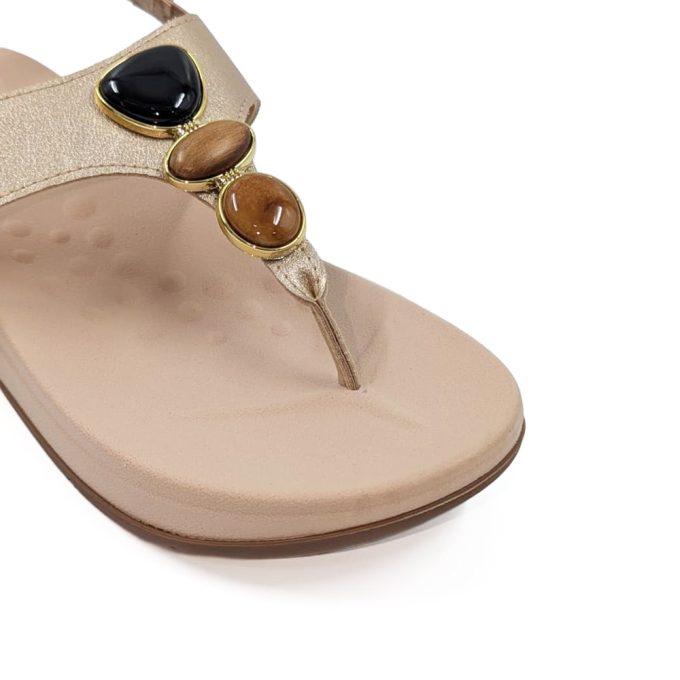 Sandalias Duplex Oro Ego Flex - Imagen 3