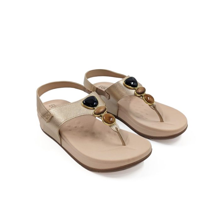 Sandalias Duplex Oro Ego Flex - Imagen 4
