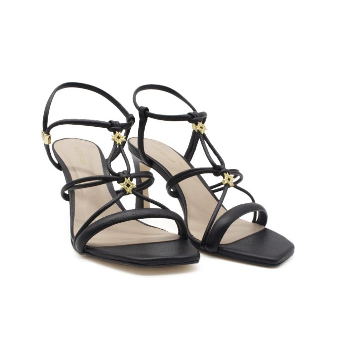 Sandalias Raissa Negro Luz Da Lua - Imagen 4