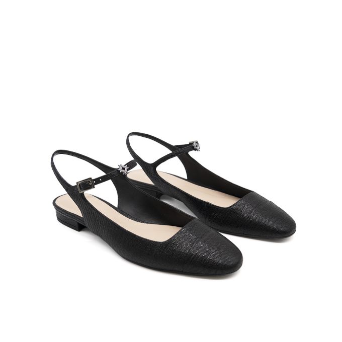 Zapatos Sybilla Negro Luz Da Lua - Imagen 4