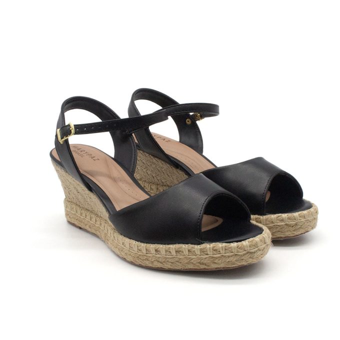 Sandalias Rigatoni Negro Marypaz - Imagen 3