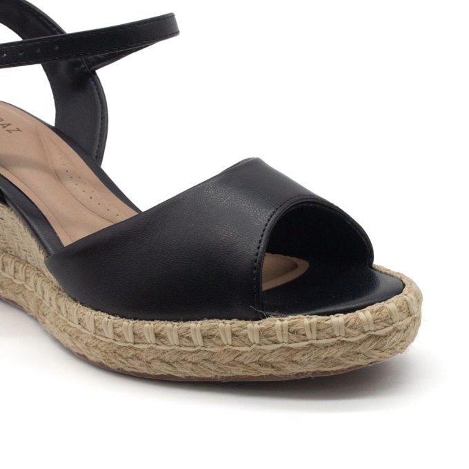 Sandalias Rigatoni Negro Marypaz - Imagen 4