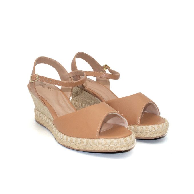 Sandalias Rigatoni Camel Marypaz - Imagen 3