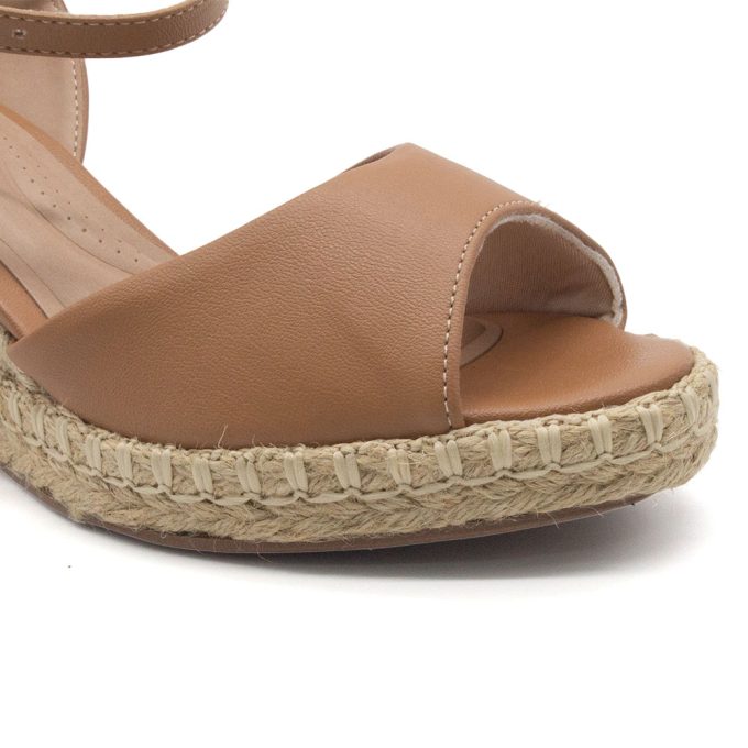 Sandalias Rigatoni Camel Marypaz - Imagen 4