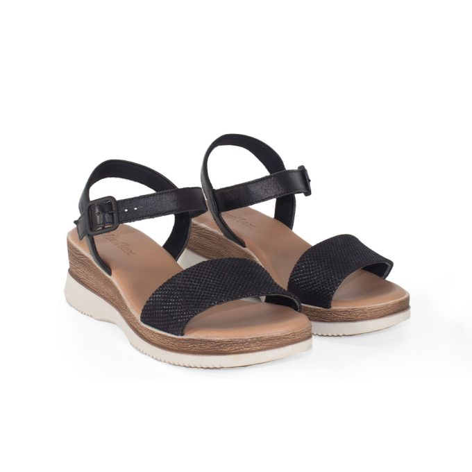 Sandalias Umar Negro Usaflex - Imagen 4