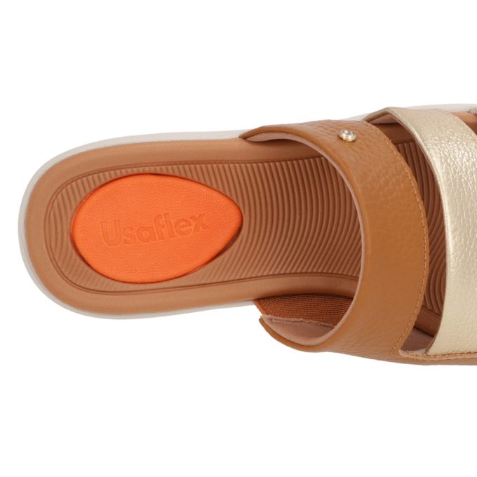 Sandalias Ice Bronce Usaflex - Imagen 3