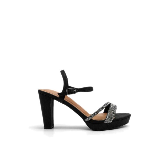 Sandalias Lusa Negro Nocturna By Ego