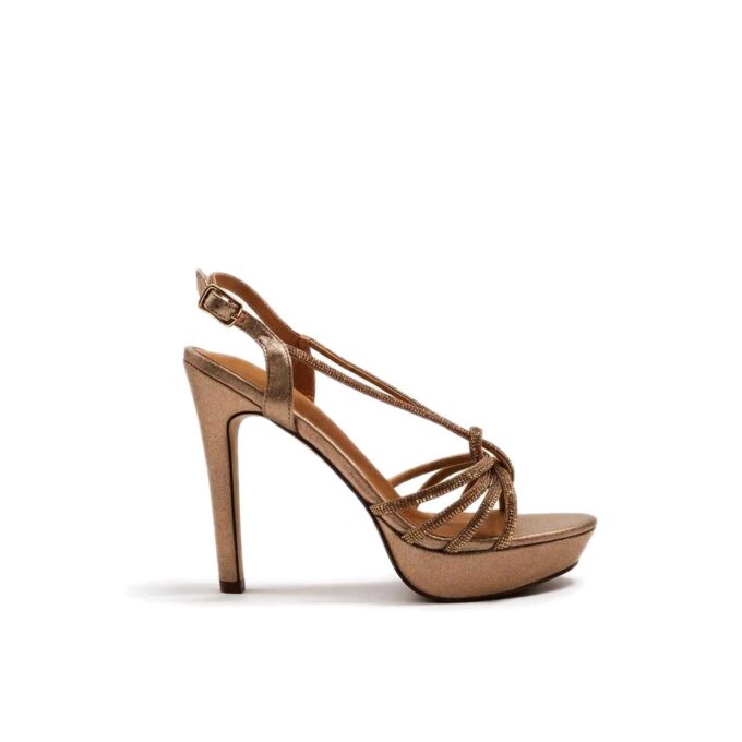 Sandalias Cali Oro Rosa Nocturna By Ego