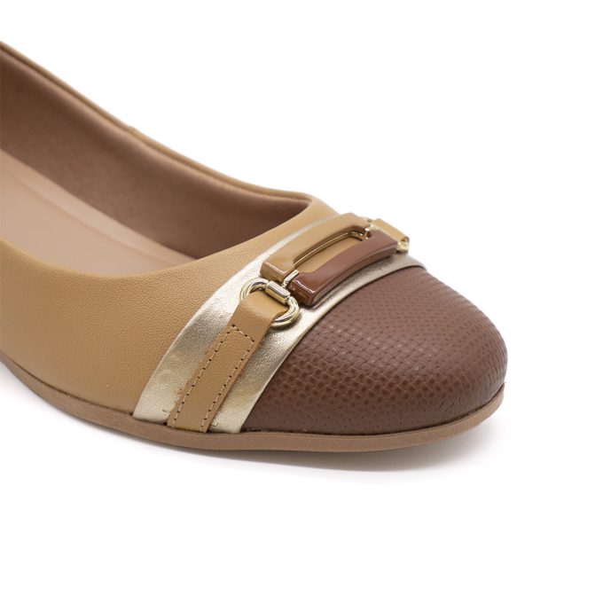 Zapatos Parmenia Almendra Usaflex - Imagen 3