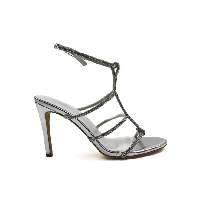 Sandalias Alfa Plata Via Uno Ego