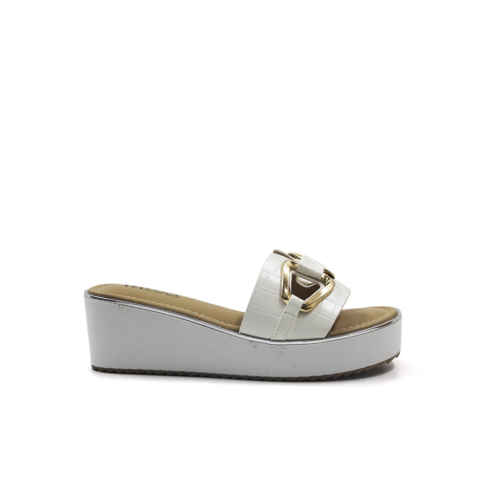 Sandalias Dorsum Blanco Via Uno Ego