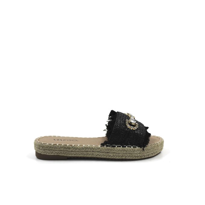 Sandalias Garnet Negro Via Uno Ego